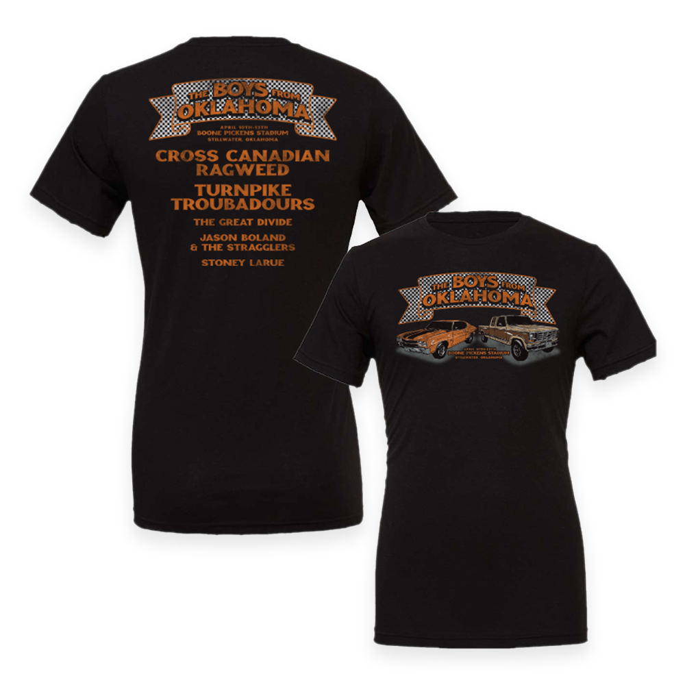 BFOK '25 Stillwater | Car & Truck Event Lineup T-Shirt