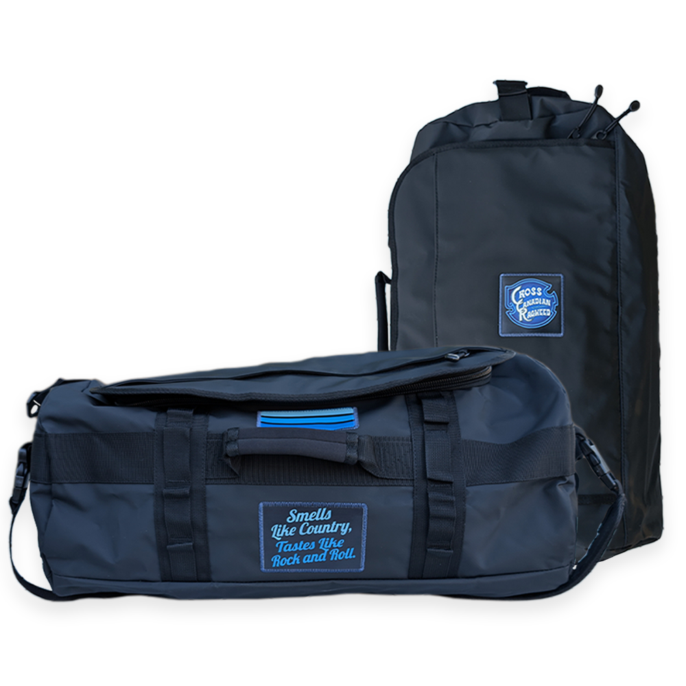 Duffel Backpack (45L) - CCR Logo / "Smells Like Country"