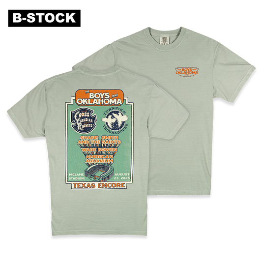 BFOK Texas Encore '25 - Waco Lineup w/ Logos T-Shirt (Bay) - B-STOCK