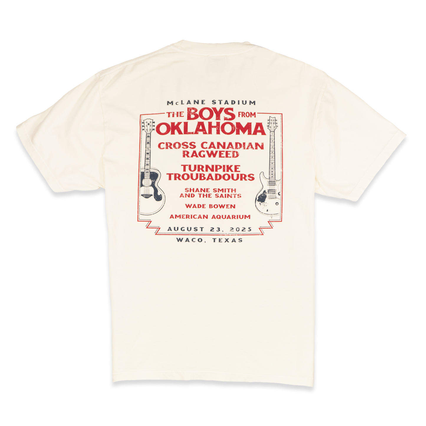 BFOK Texas Encore '25 - Waco Lineup T-Shirt (Ivory)