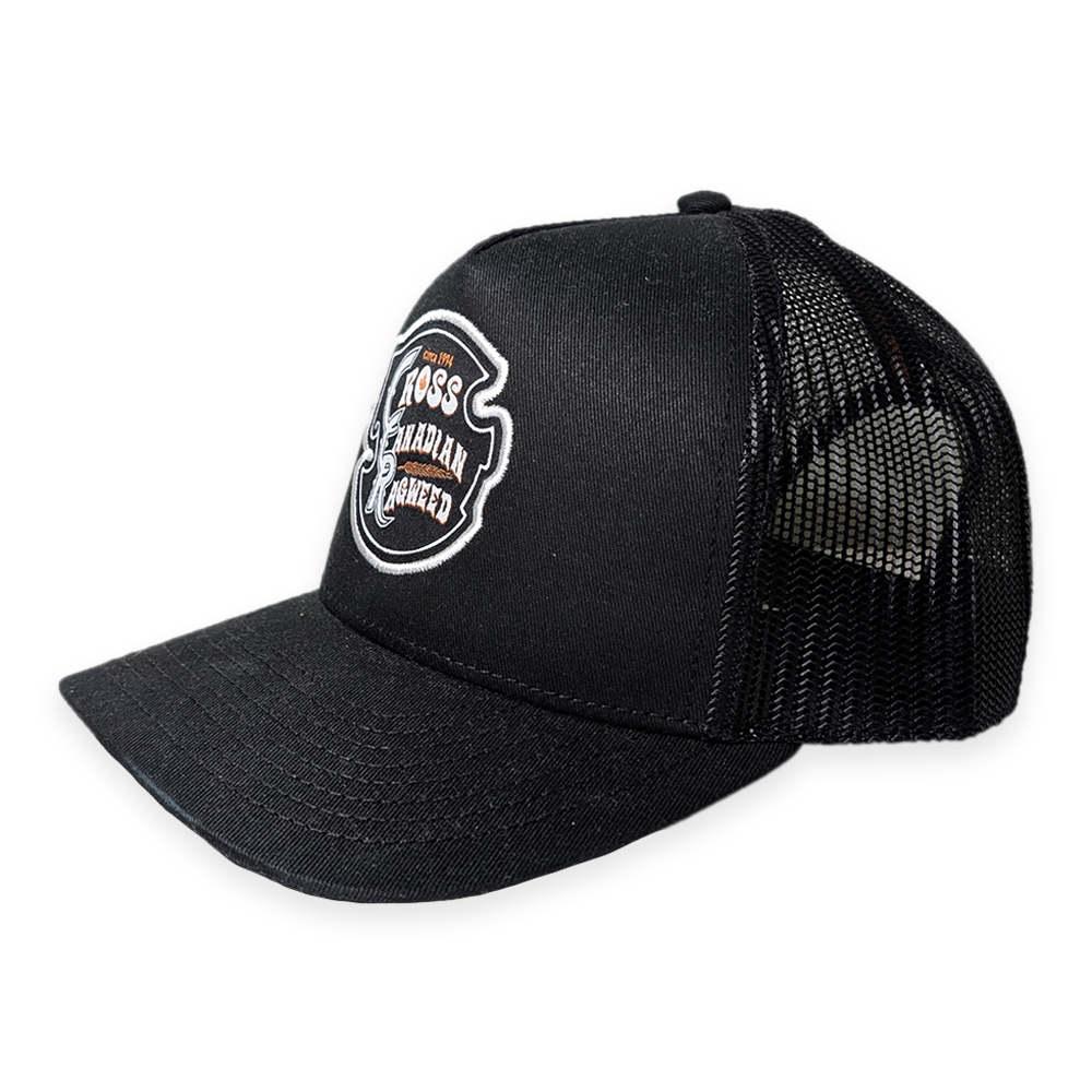 Logo Trucker Hat - Solid Panel / Woven Patch
