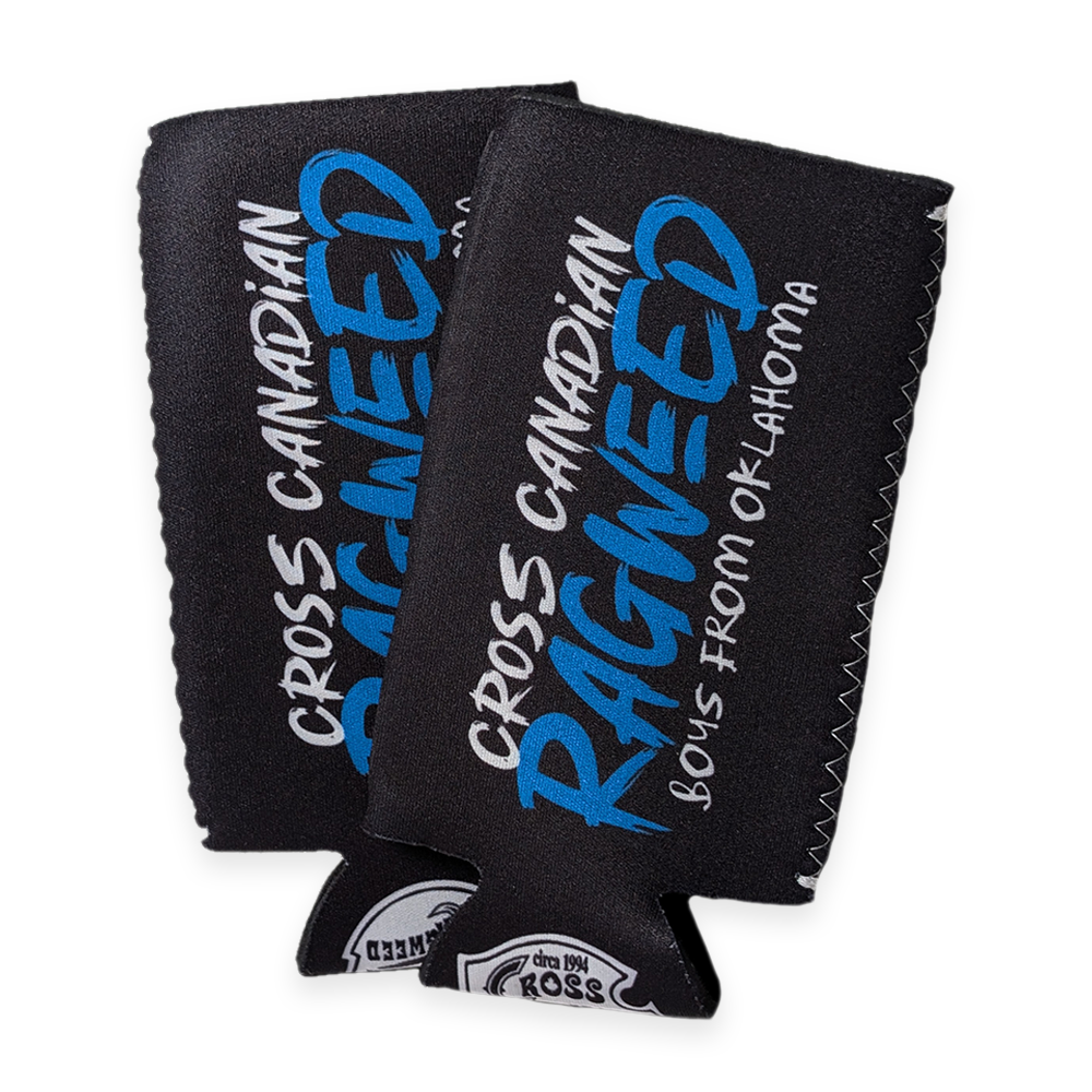 CCR Slim-Can Koozie (Black/Blue)