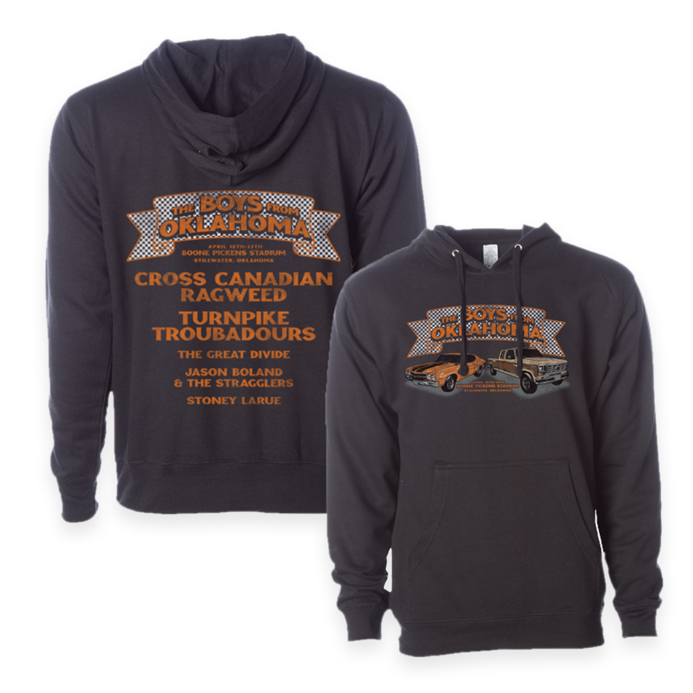 Boys from Oklahoma - Car & Truck / Event Lineup Hoodie