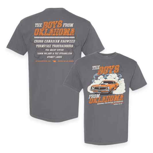 Boys from Oklahoma - Burnout / Event Lineup Tee