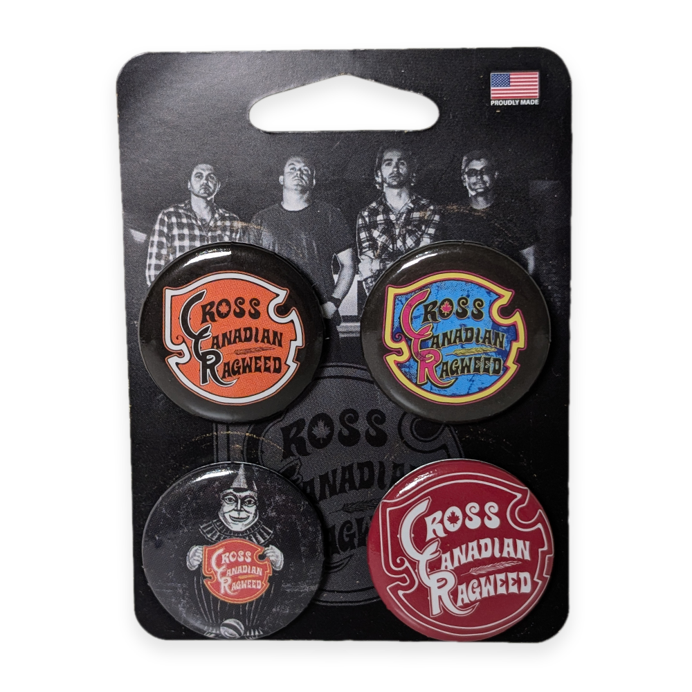 Logo Pins - 4 Pack