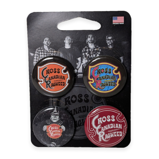 Logo Pins - 4 Pack