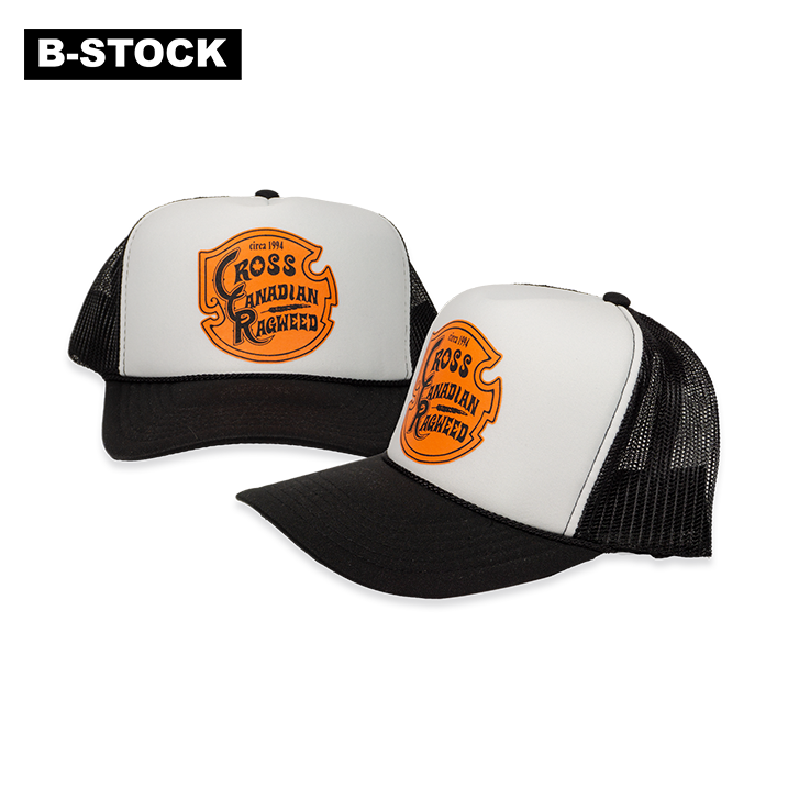 Logo Foam Panel Trucker Hat (Black Mesh) - B-STOCK
