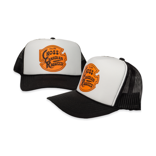 Logo Foam Panel Trucker Hat (Black Mesh)