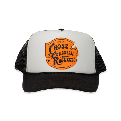 Logo Foam Panel Trucker Hat (Black Mesh)