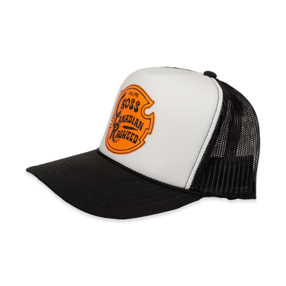 Logo Foam Panel Trucker Hat (Black Mesh)