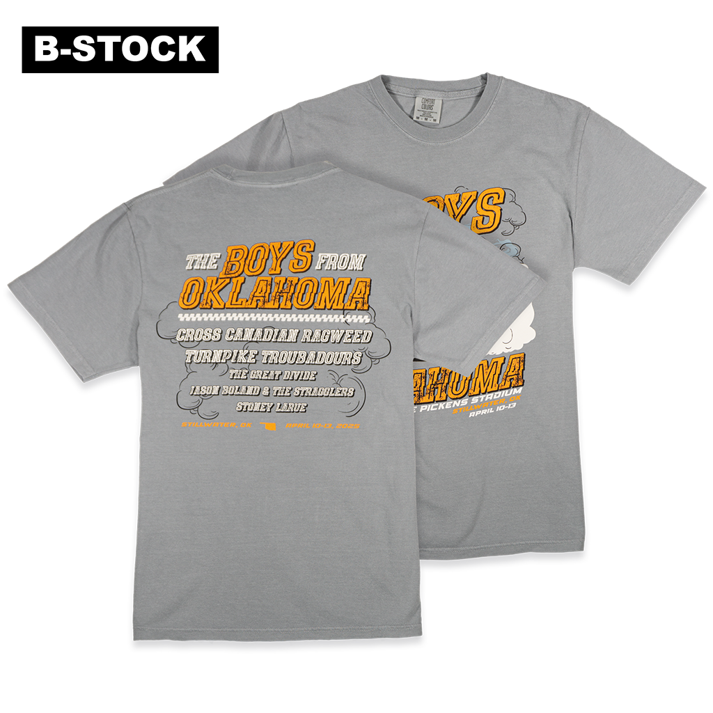 BFOK Stillwater '25 - Burnout / Event Lineup T-Shirt - B-STOCK