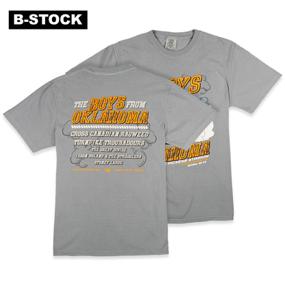 BFOK Stillwater '25 - Burnout / Event Lineup T-Shirt - B-STOCK