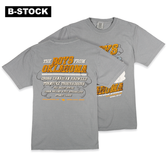 BFOK Stillwater '25 - Burnout / Event Lineup T-Shirt - B-STOCK