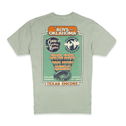 BFOK Texas Encore '25 - Waco Lineup w/ Logos T-Shirt (Bay)