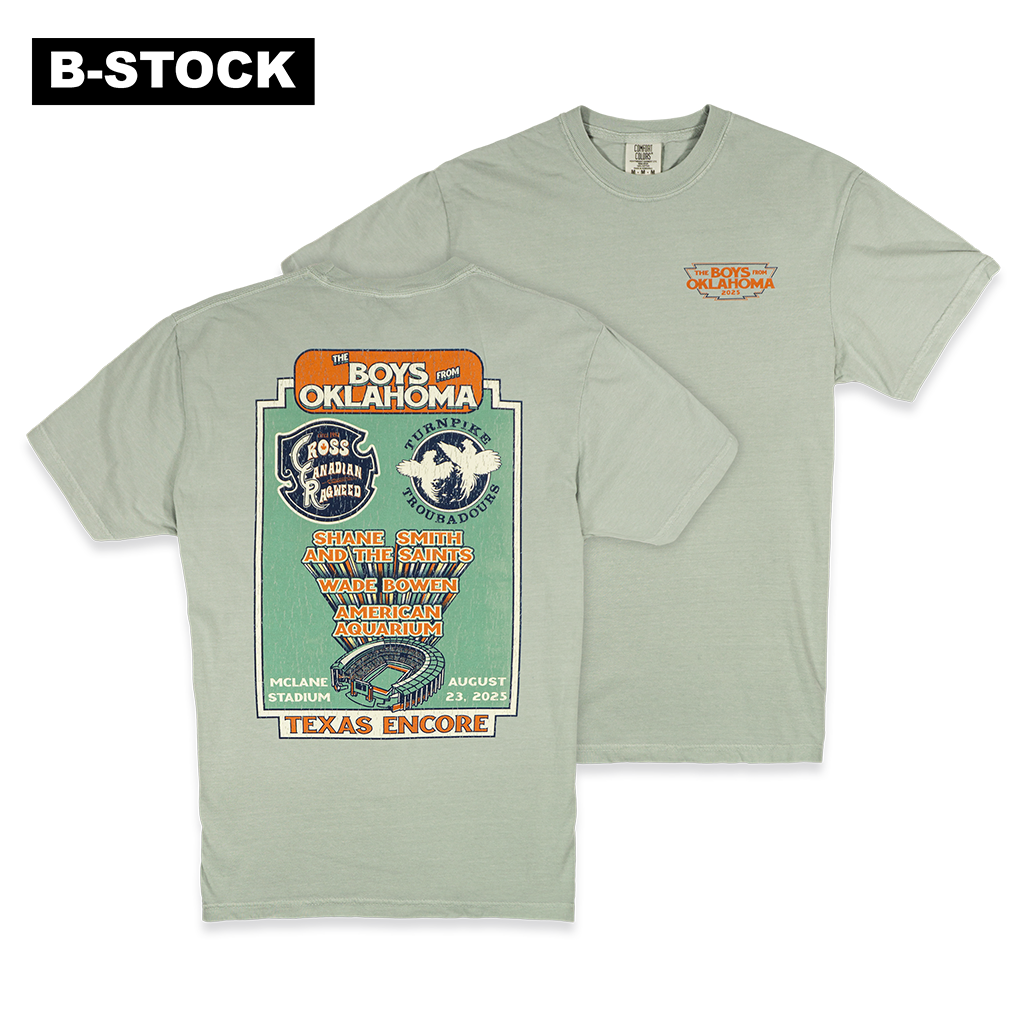 BFOK Texas Encore '25 - Waco Lineup w/ Logos T-Shirt (Bay) - B-STOCK