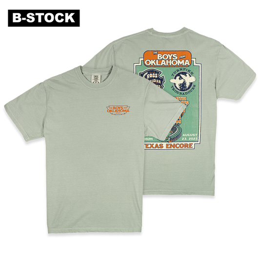 BFOK Texas Encore '25 - Waco Lineup w/ Logos T-Shirt (Bay) - B-STOCK