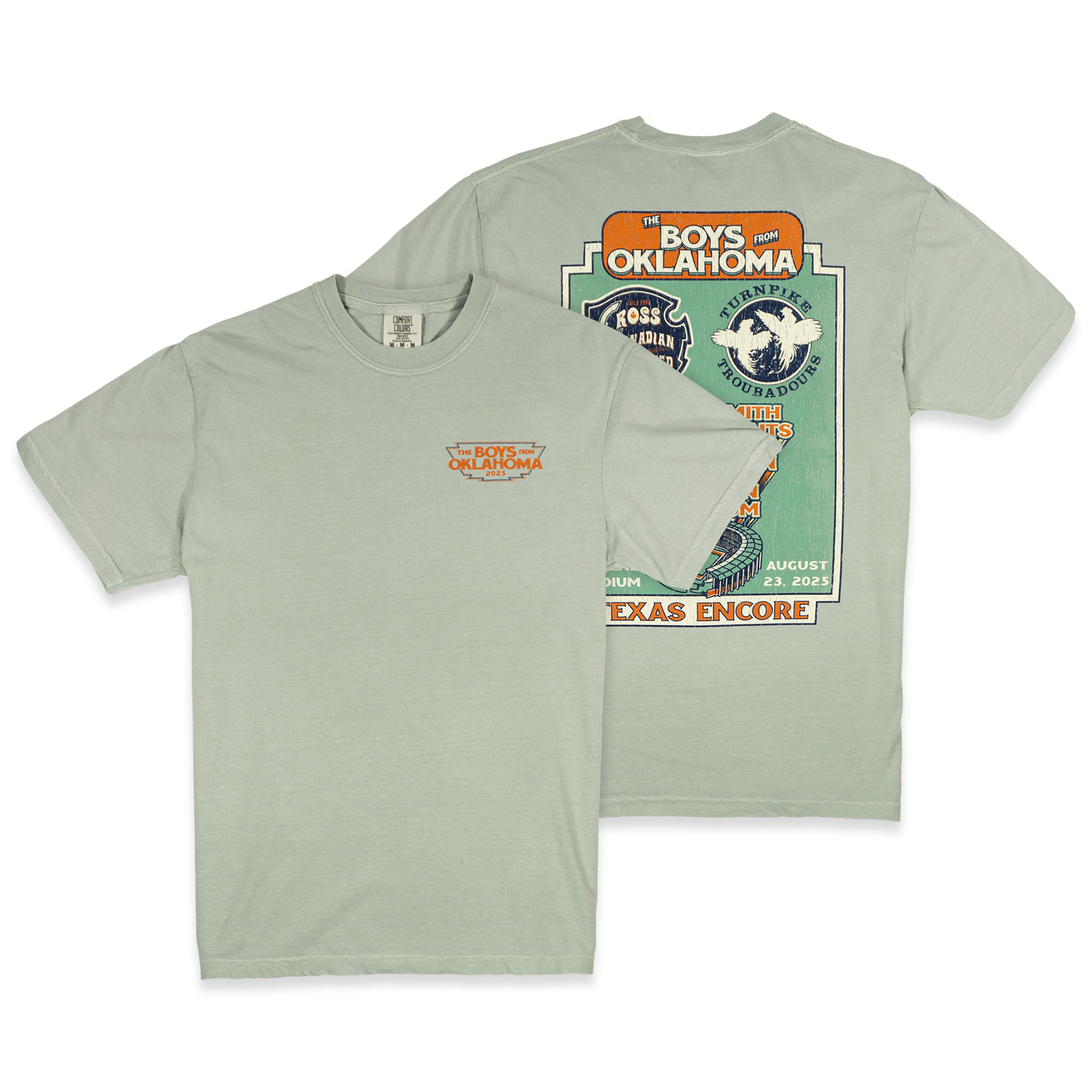 BFOK Texas Encore '25 - Waco Lineup w/ Logos T-Shirt (Bay)