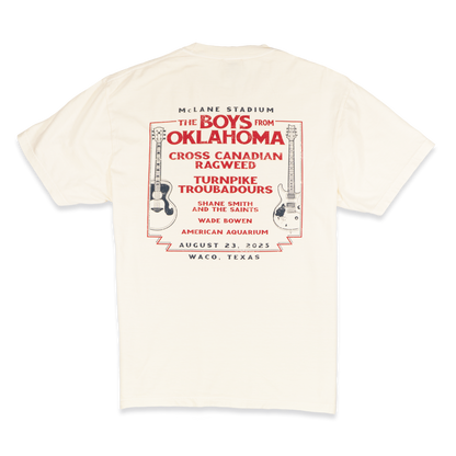 BFOK Texas Encore '25 - Waco Lineup T-Shirt (Ivory)