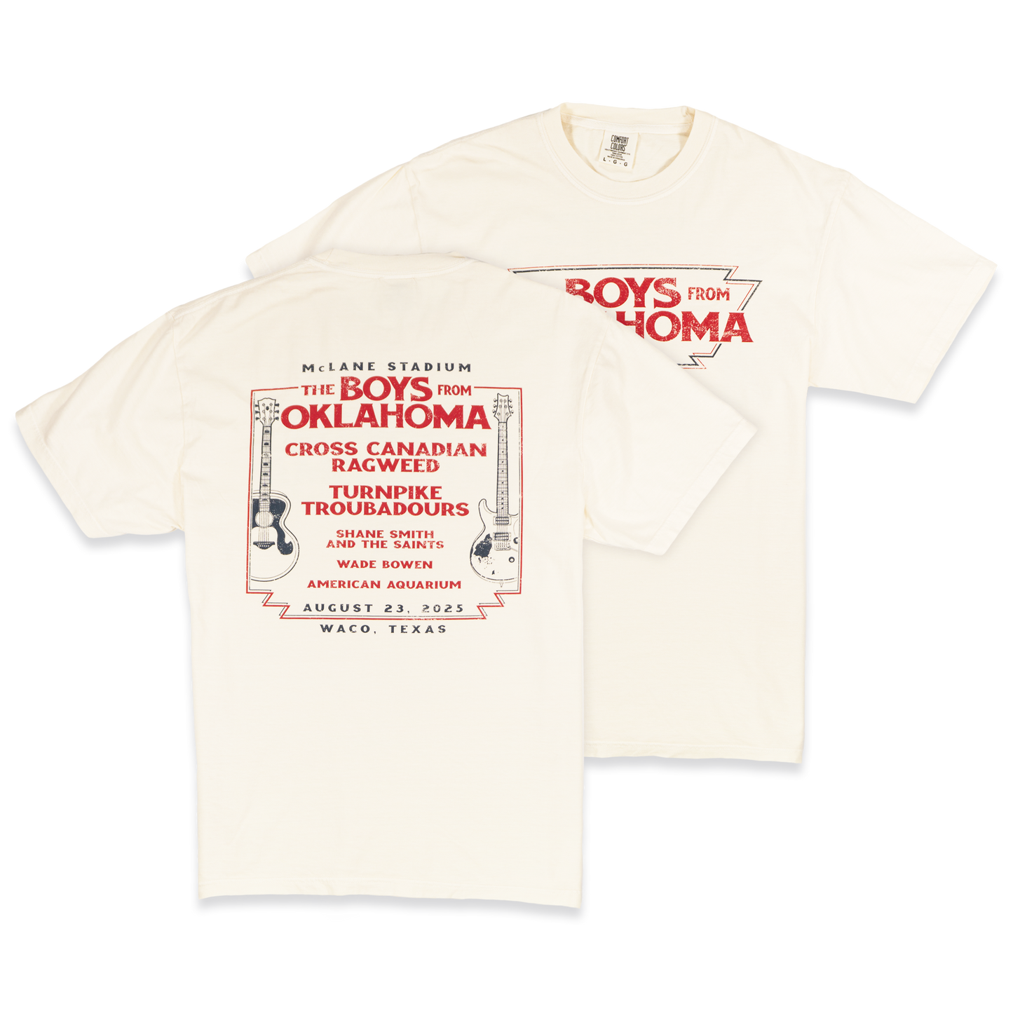 BFOK Texas Encore '25 - Waco Lineup T-Shirt (Ivory)