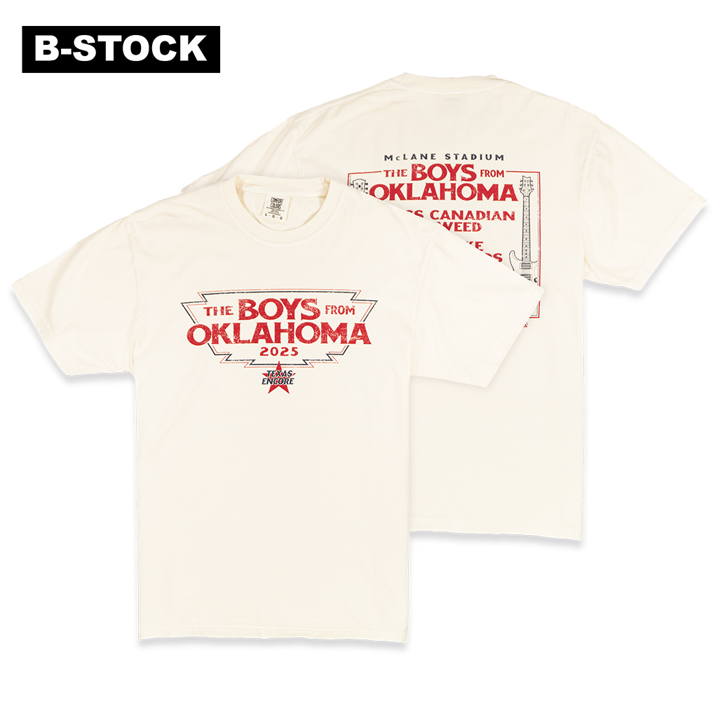 BFOK Texas Encore '25 - Waco Lineup T-Shirt (Ivory) - B-STOCK