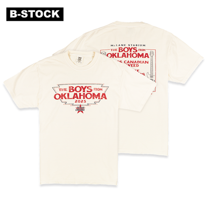 BFOK Texas Encore '25 - Waco Lineup T-Shirt (Ivory) - B-STOCK