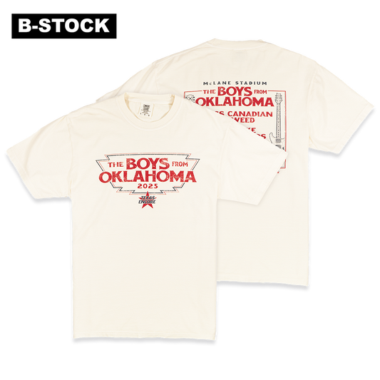 BFOK Texas Encore '25 - Waco Lineup T-Shirt (Ivory) - B-STOCK