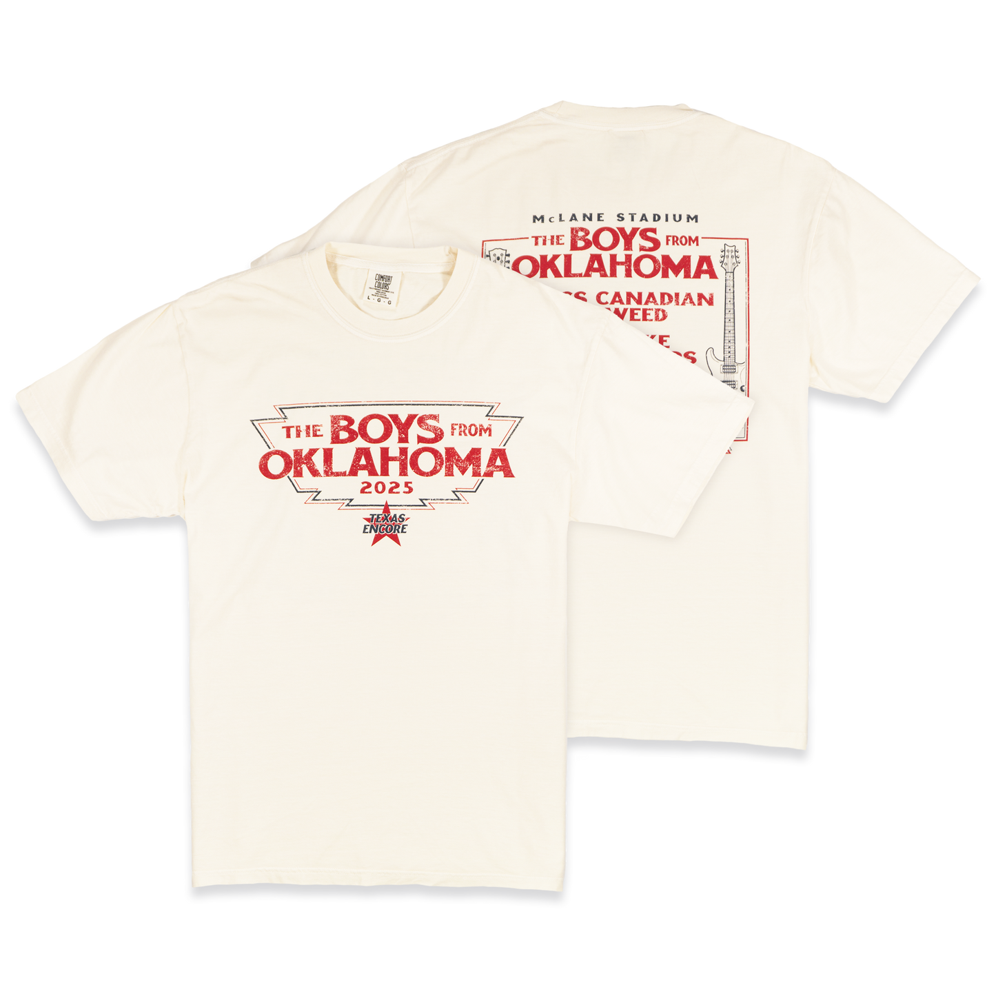 BFOK Texas Encore '25 - Waco Lineup T-Shirt (Ivory)