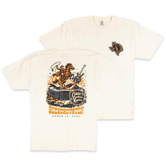 CCR Rodeo Houston Stadium T-Shirt (Ivory)