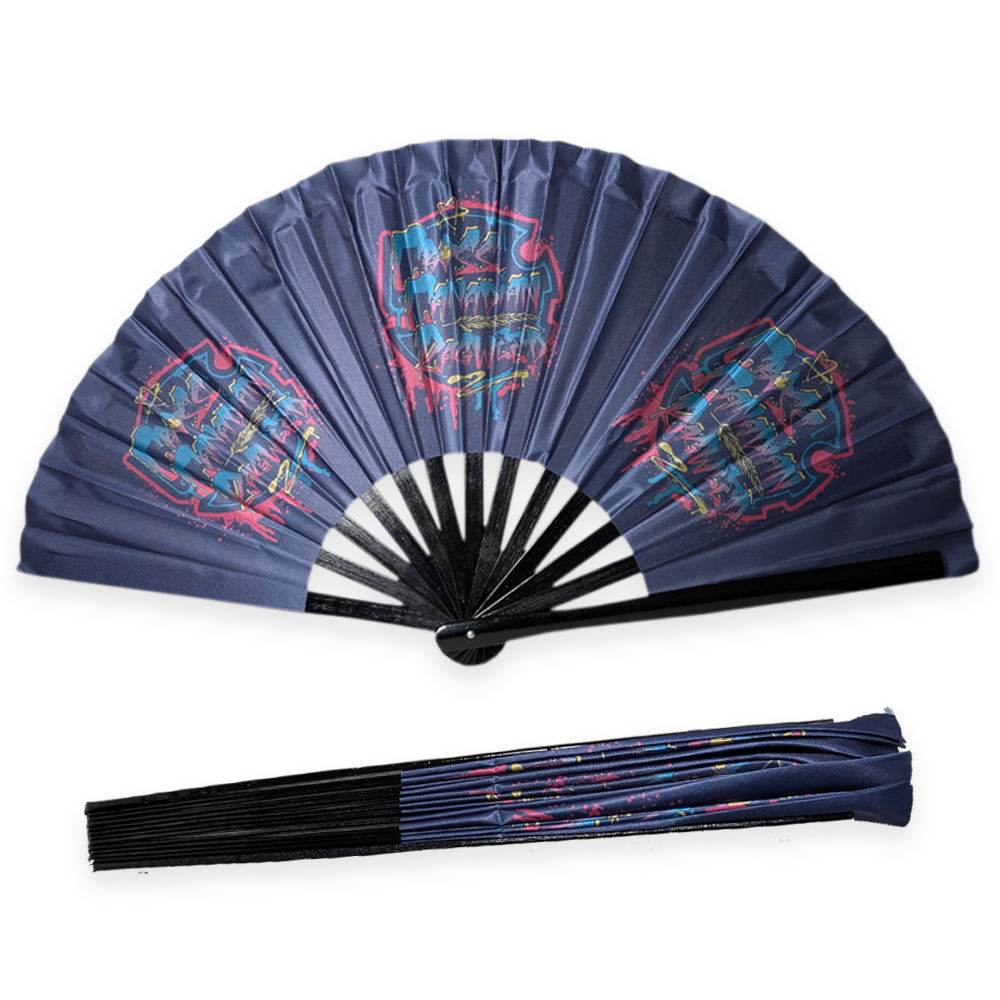Graffiti Logo Hand Fan